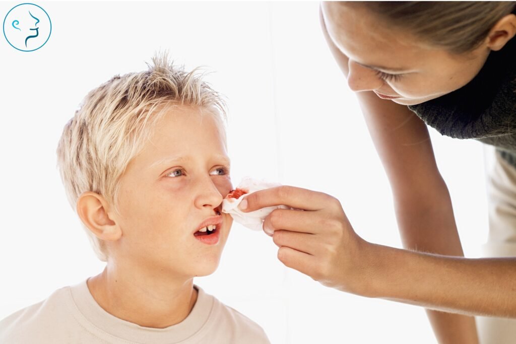 Child’s Nose Bleeding or Looks Dislocated? What to Do & When to See an ENT in Dubai 👃🩹 Child’s Nose Bleeding or Looks Dislocated? What to Do & When to See an ENT in Dubai 👃🩹