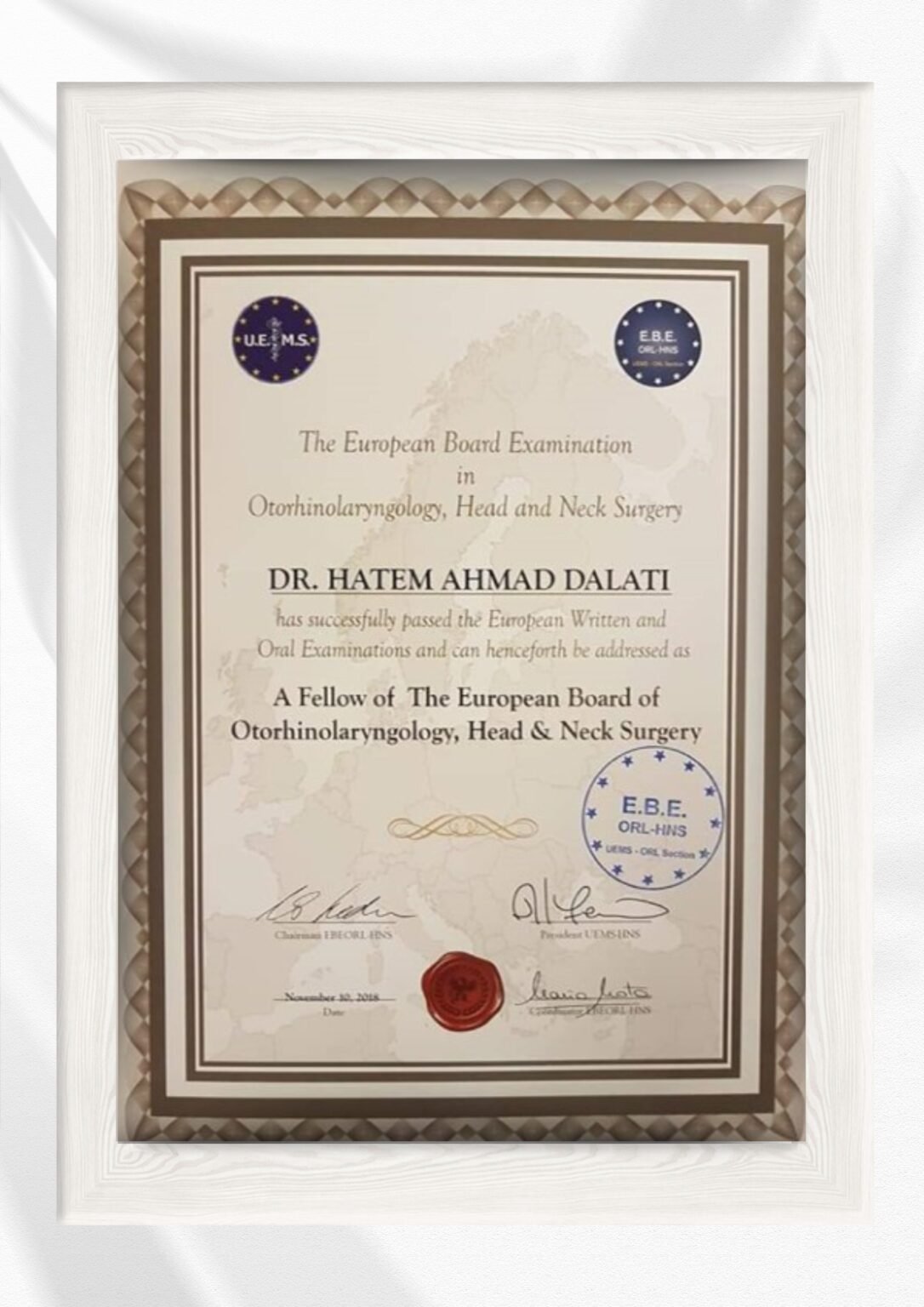 DR HATEM DALATI RHINOPLASTY NOSE JON DUBAI UAE REVISION SURGERY ENT CONSULTANT