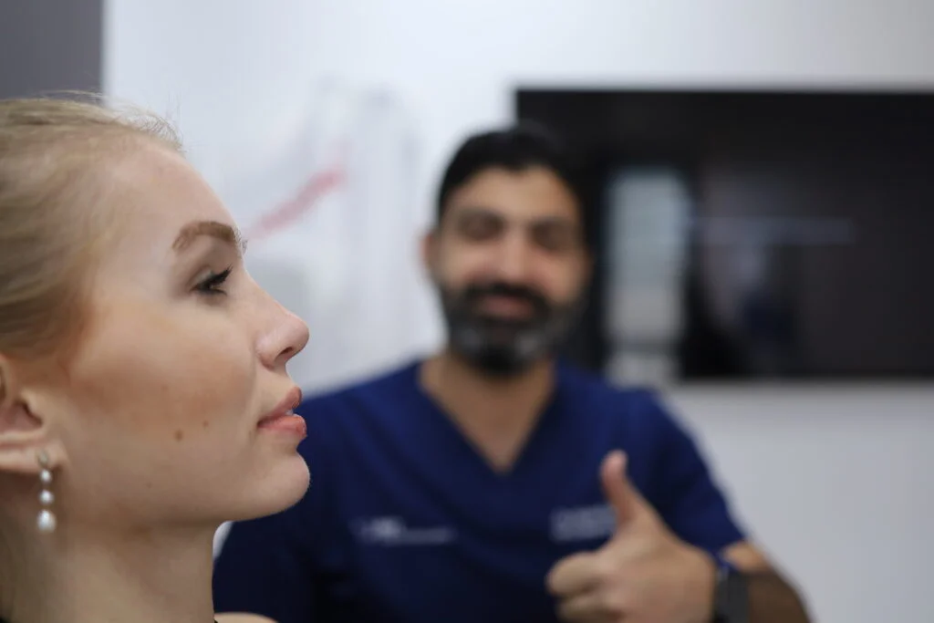 بعد عملية تجميل الأنف