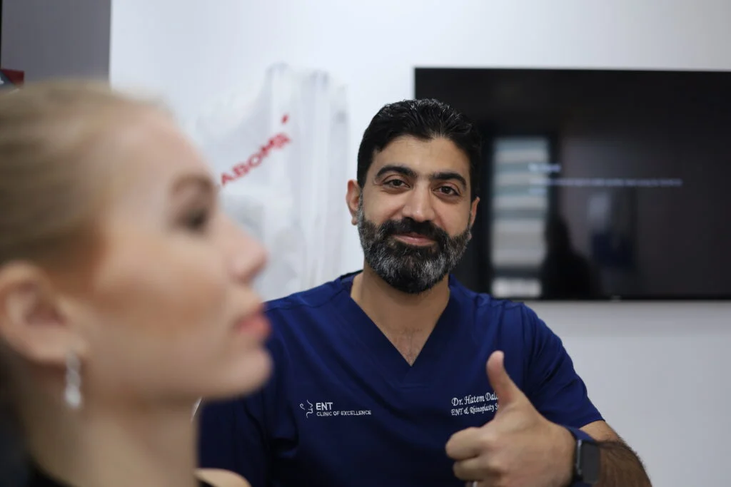 قبل عملية تجميل الأنف