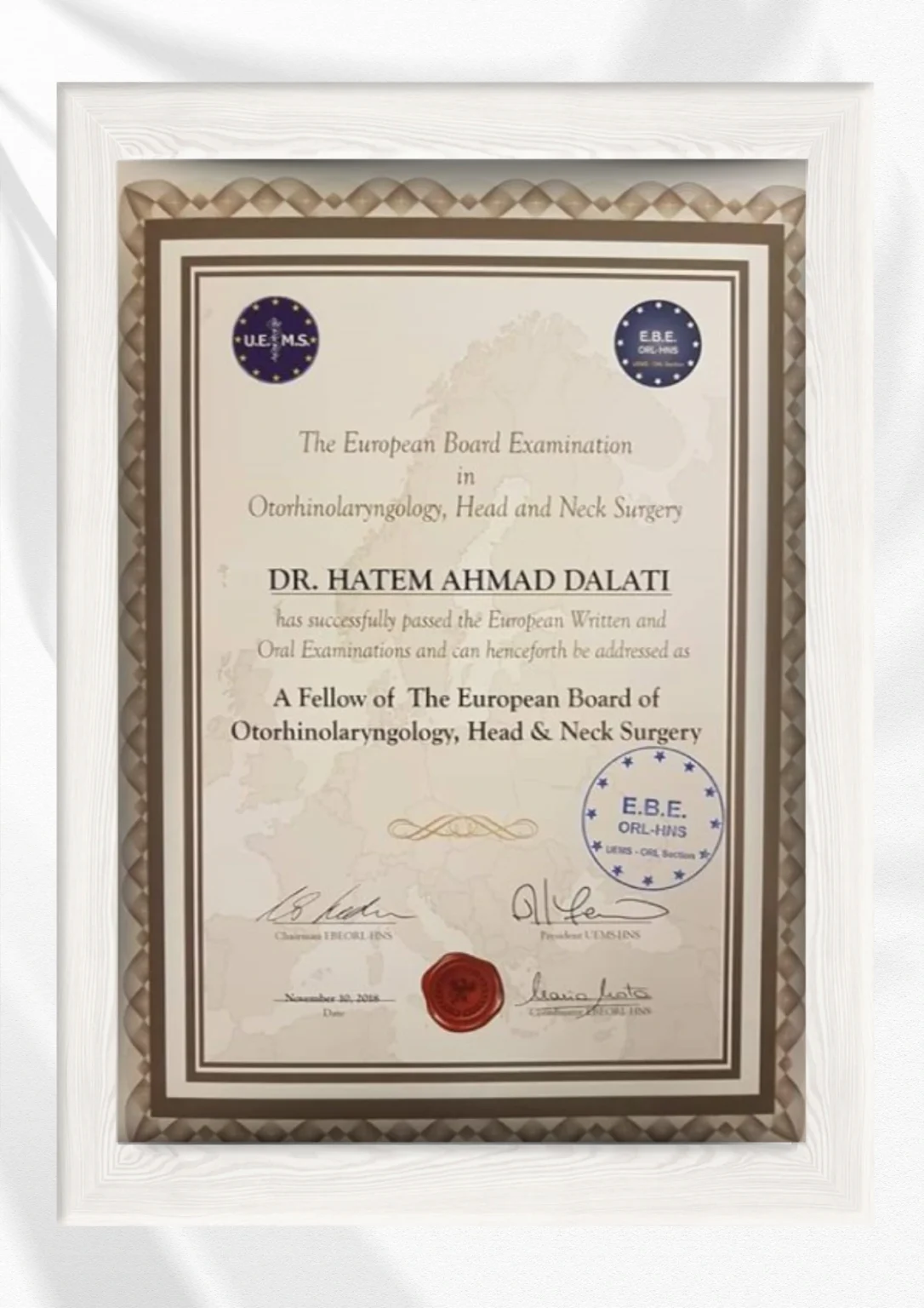 DR-HATEM-DALATI-CERTIFICATE-ENT-CLINIC-OF-EXCELLENCE-RHINOPLASTY-NOSE-JOB-DUBAI-HEALTHCARE