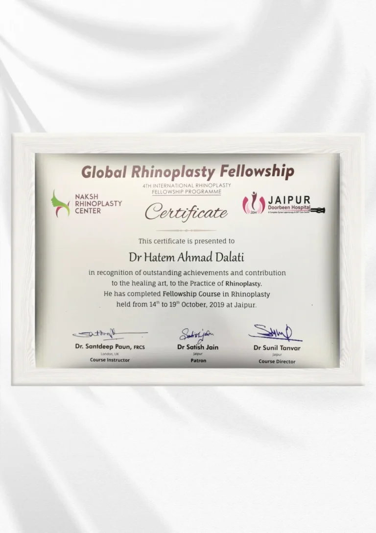 DR-HATEM-DALATI-CERTIFICATE-ENT-CLINIC-OF-EXCELLENCE-RHINOPLASTY-NOSE-JOB-DUBAI-HEALTHCARE